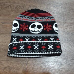 New Hot Topic The Nightmare Before Christmas Beanie Hat Jack Skellington